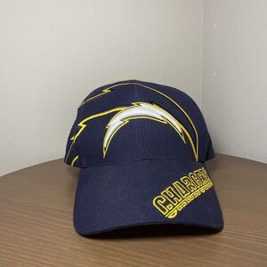 Vintage San Diego Chargers Team NFL Navy Embroidered Twins Enterprise Hat Cap